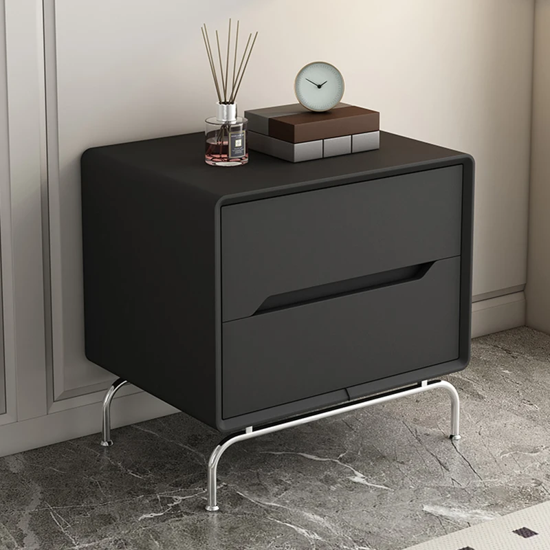 

Small Unique Nightstands Designer Drawers Modern Nordic Wooden Storage Bedside Table Luxury Mesita De Noche Beds Furniture