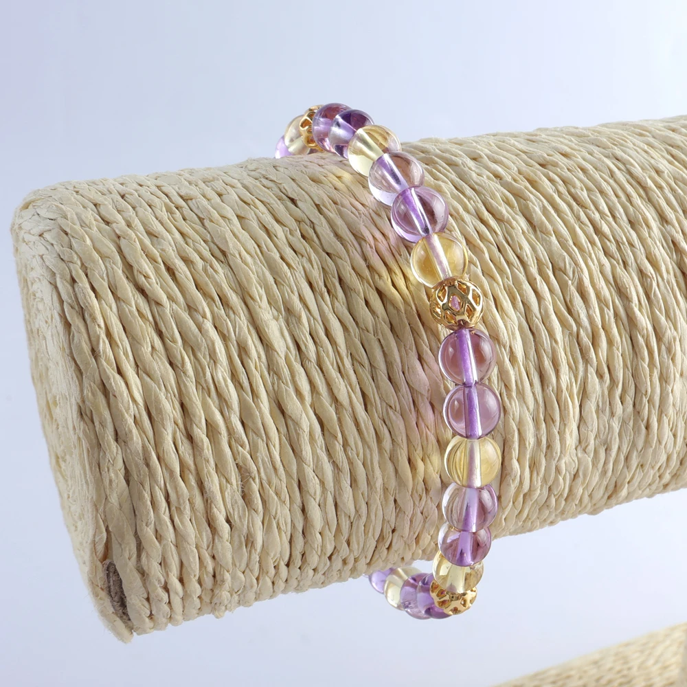 

2025 new style niche exquisite handmade women's natural stone bracelet suitable for religious banquet gifts