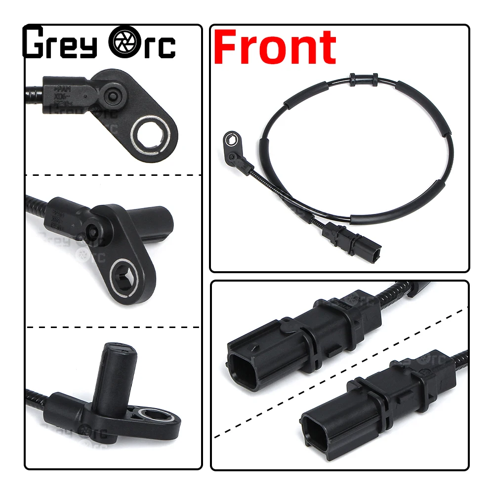 ABS Sensor Cable Line for Kawasaki Ninja 400 Z400 Z 400 2019-2022 Front Rear Brake Wheel Speed Sensor Wires System 5