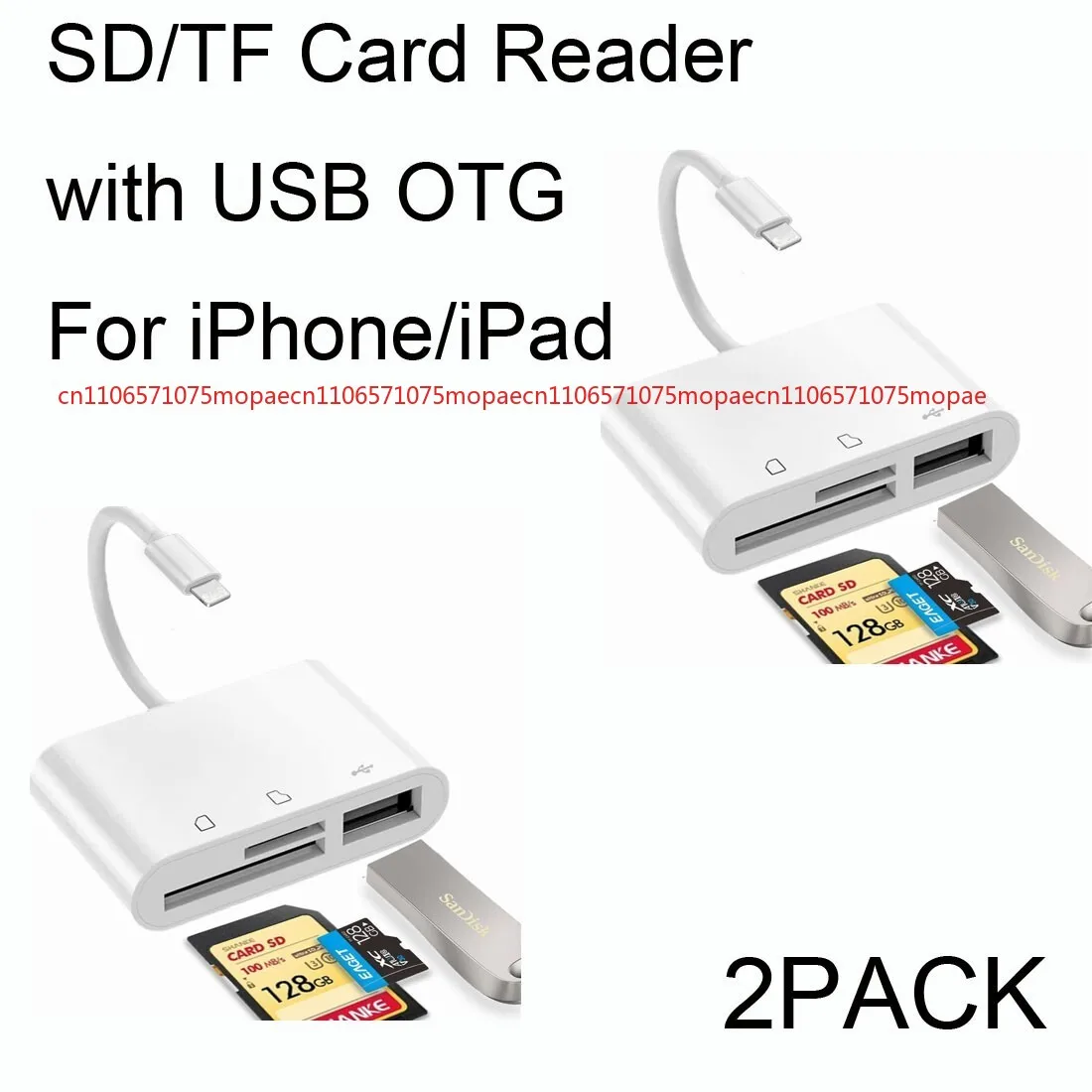 2PACK Sd Tf Card Re… - image