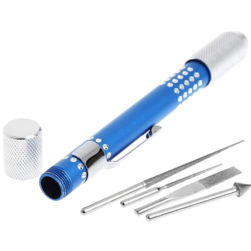 Mini jeu de fichiers de poche, ensemble de fichiers à grain de diamant, ensemble de fichiers à aiguille, bijoux, Kit de sculpture pour verre en métal, livraison directe