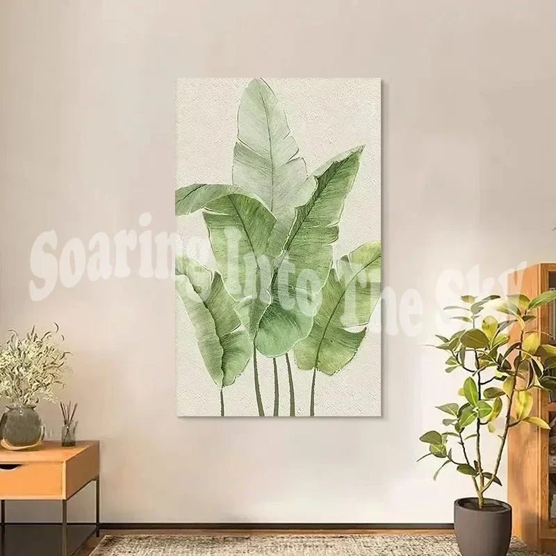 

1Pcs Interior Paintings Leaves Wall Decororation Plants Room Decor Living Rooms Bedrooms Wall Art Canvas Painting Nordic Style