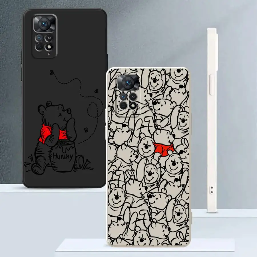 

Мягкий чехол для телефона Xiaomi Redmi Note 11s 10 Lite 14 Pro Plus 13 12 ProPlus 10 11 Pro 12s 10 Disney Winnie The Pooh