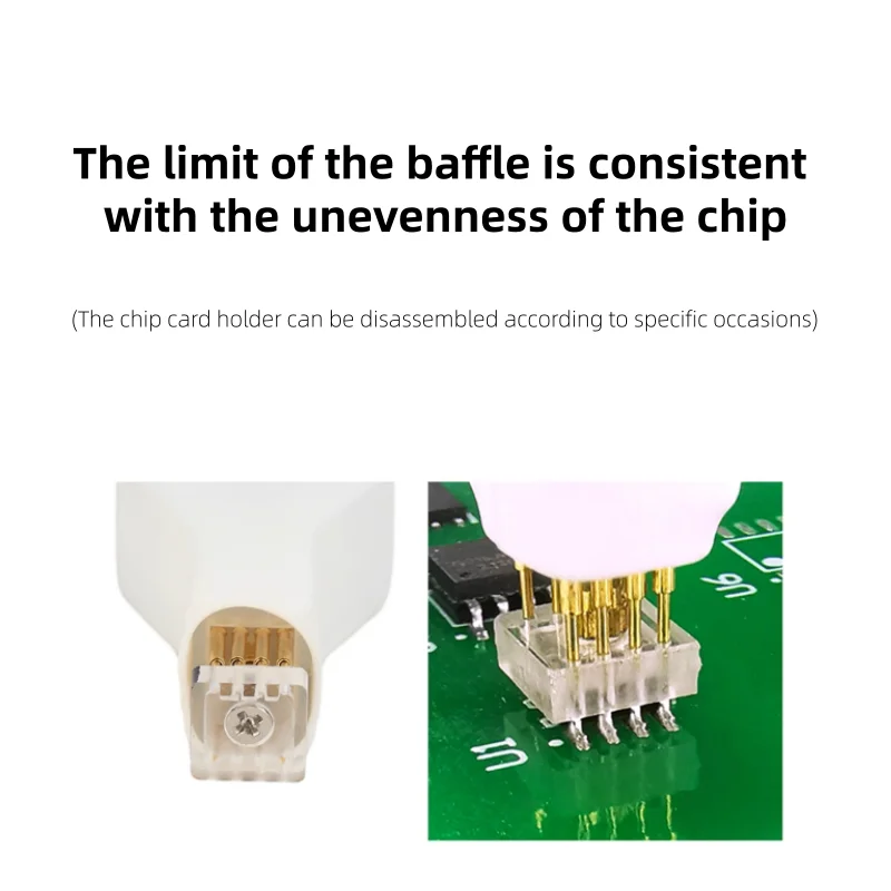 SOP8/WSON8/QDFN8 chip surface mount probe burning, writing, reading and writing, top pin hard disk, micro spring pin