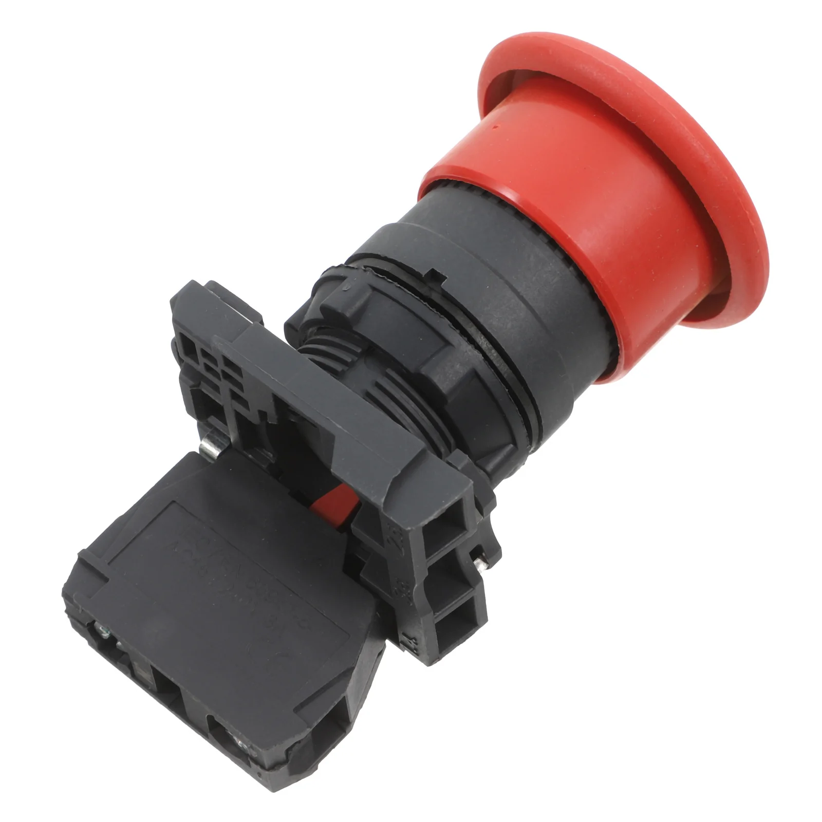 

Red Mushroom Emergency Stop Button Durable Push Button Tool For Factory Industrial Safety Easy Installation Long Life Compact