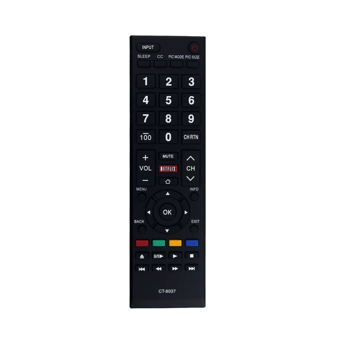 Pengganti Remote Control CT-8037 untuk HDTV pintar 40L3400 40L3400U 50L3400 50L3400U 58L5400 58L5400U 58L5400UC