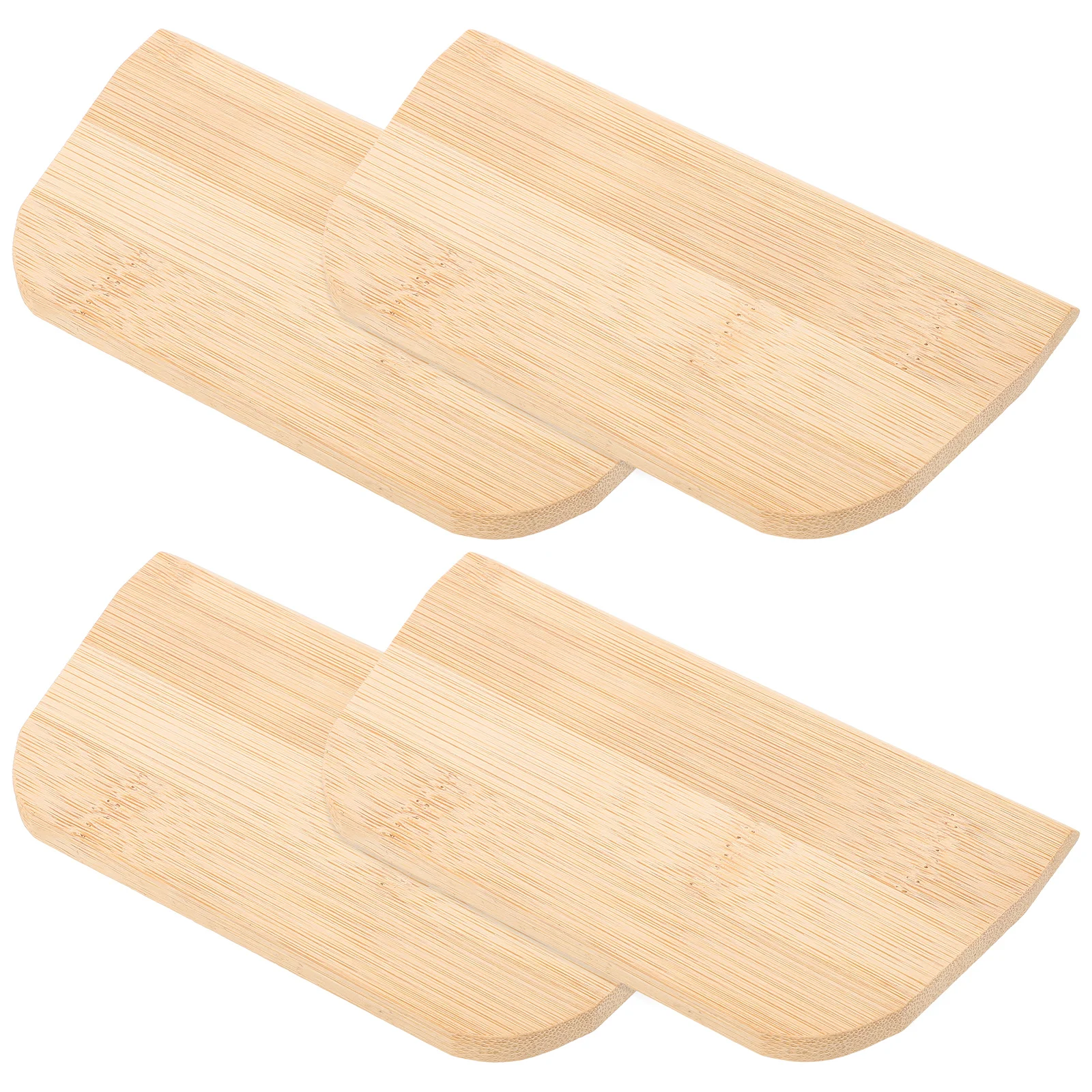 

4Pcs Bamboo Crepe Spatula Pancake Tool Resistant Breakage Outdoor Picnic Bench Scraper Dough Scraper Crepe Spatula