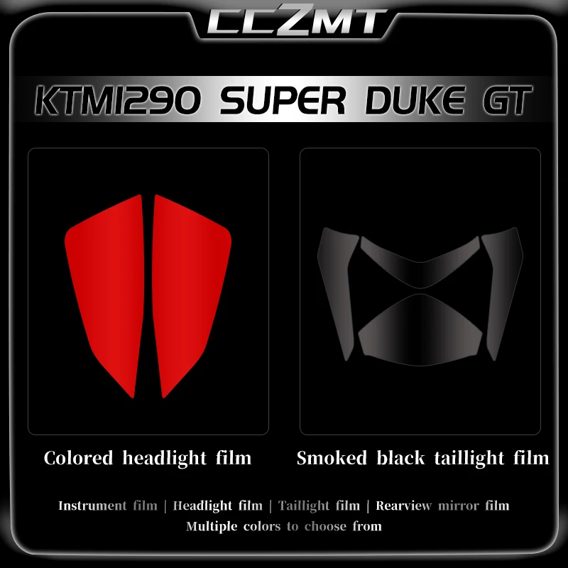 For KTM 1290 Super Duke GT 1290 SUPER DUKE GT Headlight Film Taillight Film Transparent Protective Film Modified Accessories