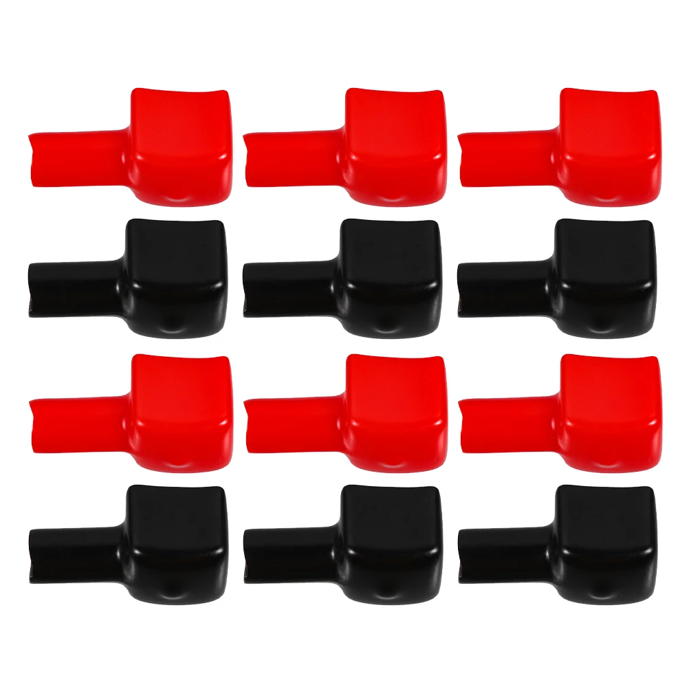

12PCS Terminal Cap PVC Protector Car Auto Temperature Resistant Stable Connection Safety Protection Truck Post