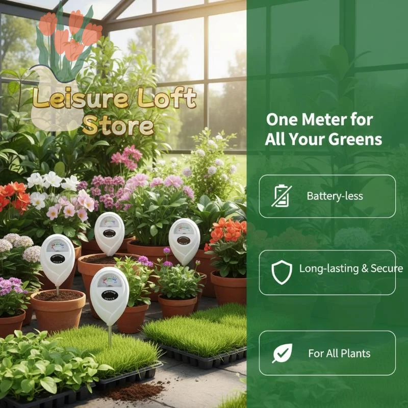 Soil Moisture Meter Plant Water Sensor 3 Level Indicator for Home Indoor Outdoor Flowers Garden Lawn Simple Operation