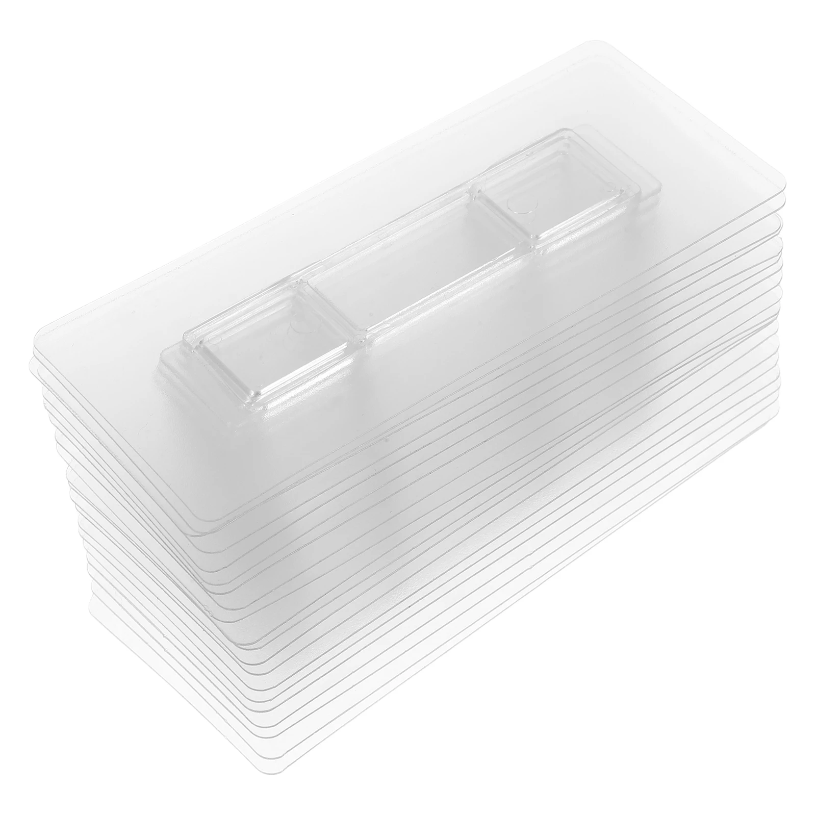 

20pcs Clear Adhesive Hooks 14x6cm Removable Shelf Mount Shower Rack Reusable Long Term Sticky Design Hooks For