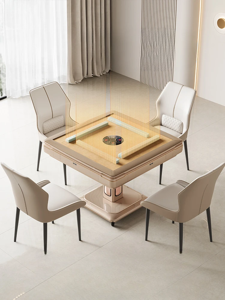 

Simple Low Volume Dining Table Automatic Shuffling Storage Drawer Mahjong Table Relaxation Tavoli Da Pranzo Home Furniture LVMC