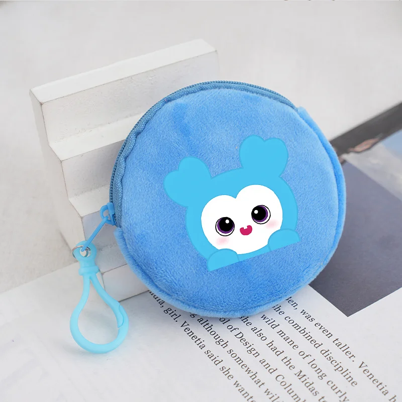 New TWICE Coin Purse Kpop Girl Group Print Mini Wallet Keychain Zipper Purse Cute Cartoon Round Money Bag Cute Small Purse Gift - view 4