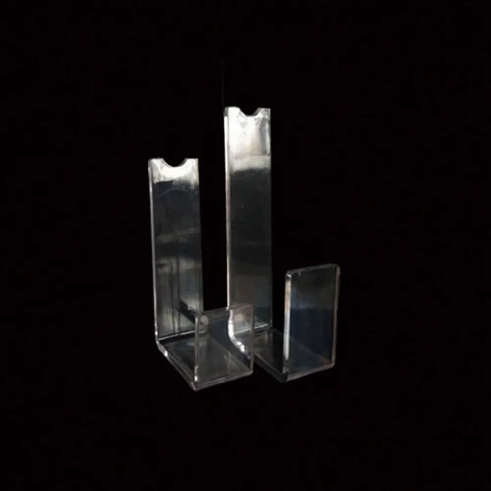 Clear Plastic Shoe Display Rack Retail Shop Organizer Support Holder For Sneakers Kids Shoes Exhibition Shelf Stand