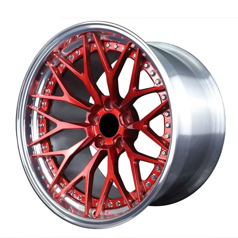 for Hot sell 2 piece wheel 18 19 20 21 22 inch 5x114.3 custom forged alloy car wheels