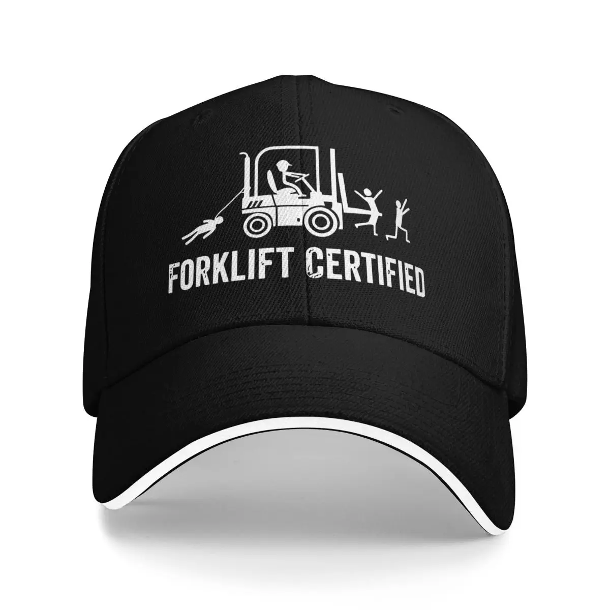Baseball Caps Funny Forklift Operator Forklift Certified Retro Graphic Outdoor Unisex Summer Hats