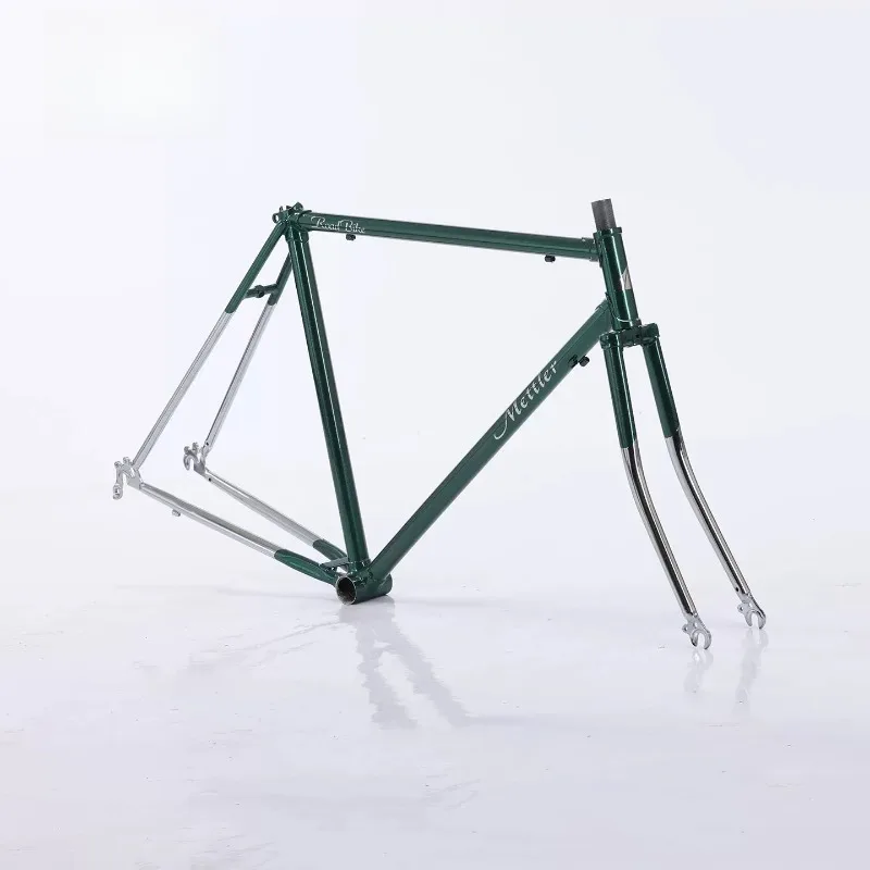700C Universal Bicycle Frame Retro Road Bicycles Frame Copper Weld Joint Chassis Colorful Steel High Load Bearing Bicycle Parts