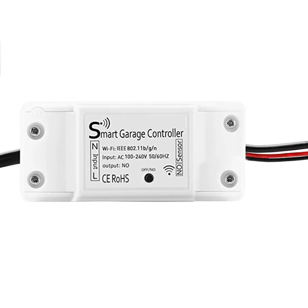 

Переключатель гаражных ворот Tuya Wi-Fi, умное управление открыванием гаражных ворот, голосовой пульт дистанционного управления для ворот, товары для дома, вилка европейского стандарта