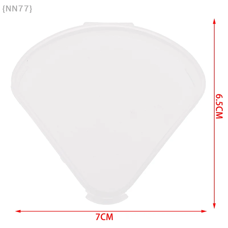 【No】1 pièces mallette de rangement d'éponge triangulaire Portable-sac cosmétique Transparent pour l'organisation des bouffées de maquillage