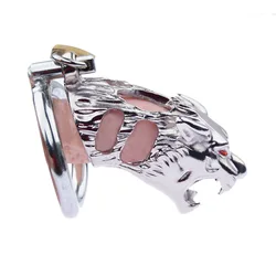 Wolf Shaped 304 Stainless Steel Male Chastity Device Cock Cage Metal Penis Lock Latest Penis Ring Chastity Belt Sex Toys for Men