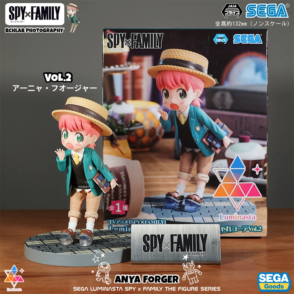 النسخة اليابانية الأصلية SEGA Spy x Family Anya Forger Figure Fashion Suit Dress Version الرسمية اللطيفة جائزة الرسوم المتحركة القابلة للجمع #1