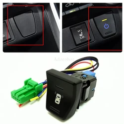 For Toyota RAV4 AURIS 2020 Modified Fog Light Power LED Recorder Reversing Radar Spotlight Switch