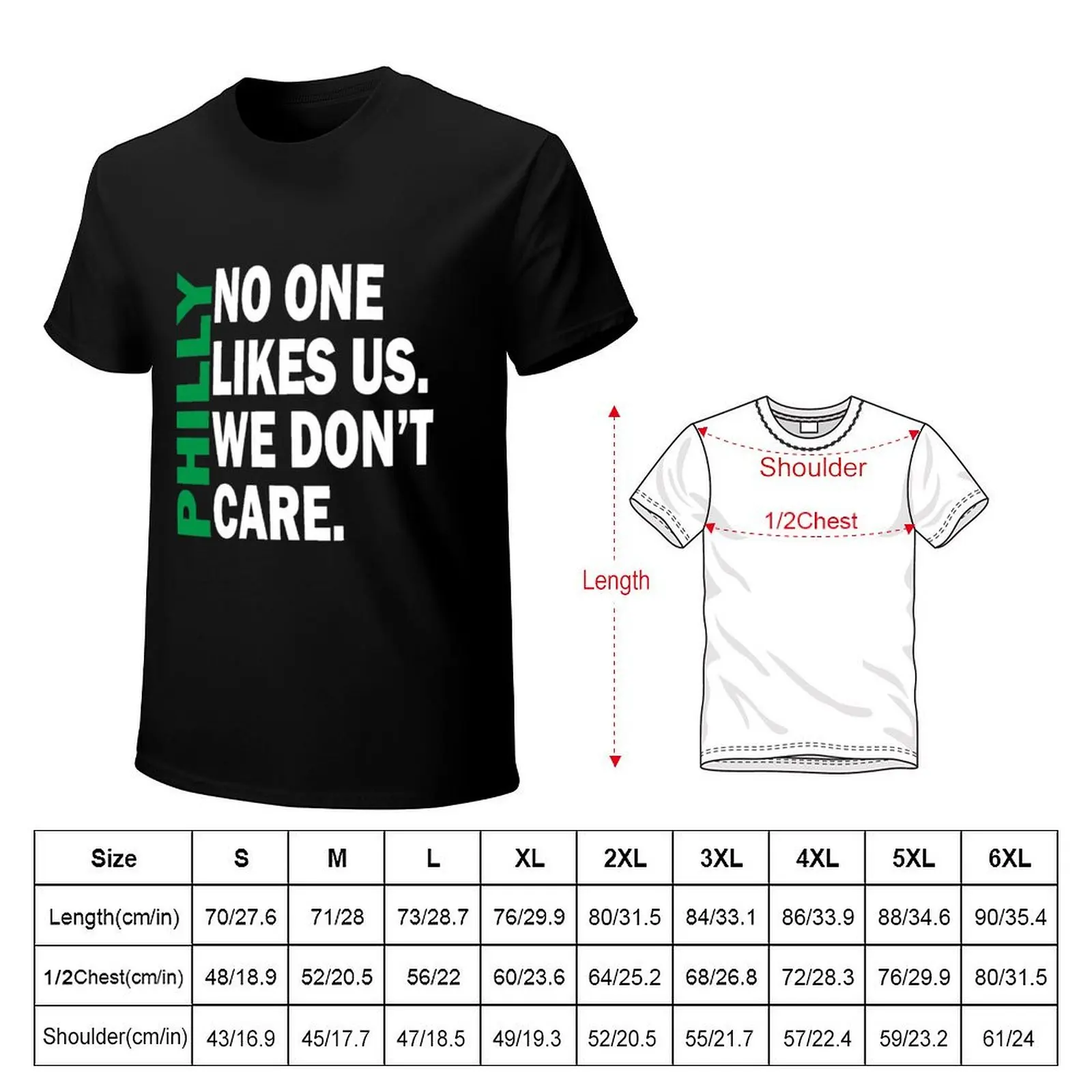 Philly No One Likes Us We Don't Care,we are philly T-Shirt Running Performance Short Sleeve Tee