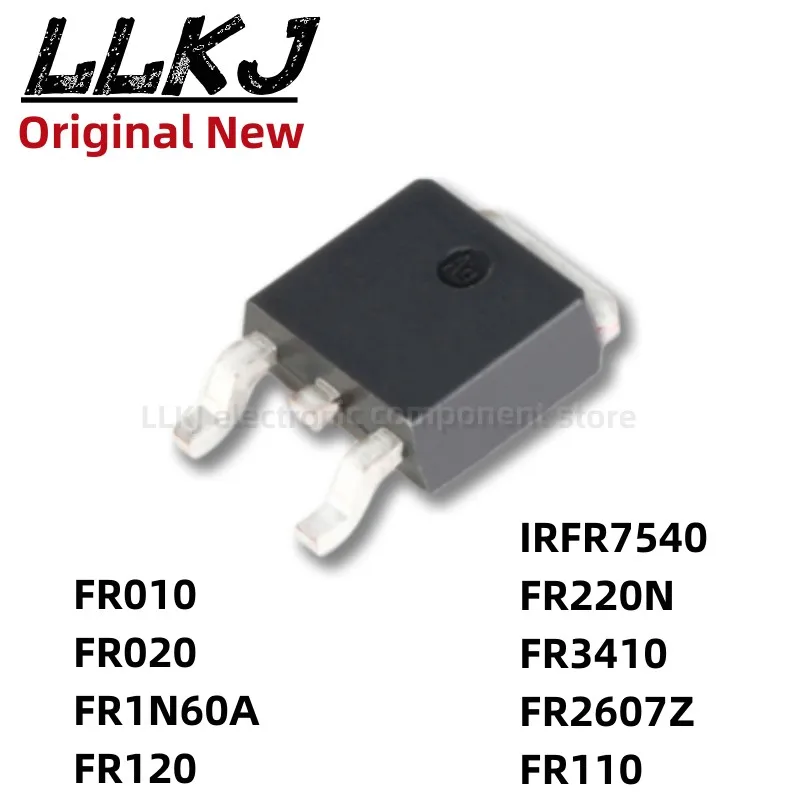 1pcs IRFR010 IRFR020 IRFR1N60A IRFR120 IRFR7540 IRFR220N IRFR3410 IRFR2607Z IRFR110 TO252 MOS Fet