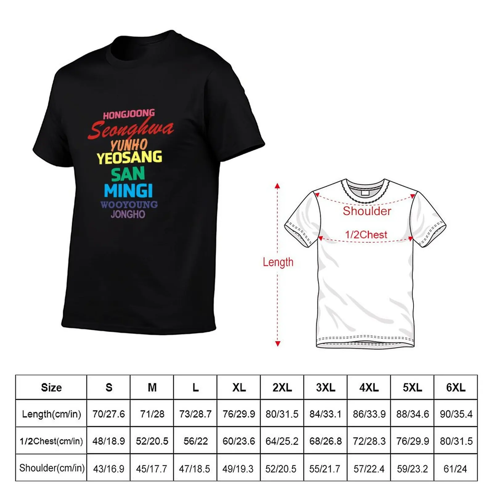 ATEEZ Birthday T-shirt with Names T-Shirt basketball graphic tees anime t shirts Aesthetic clothing sweat shirts, men