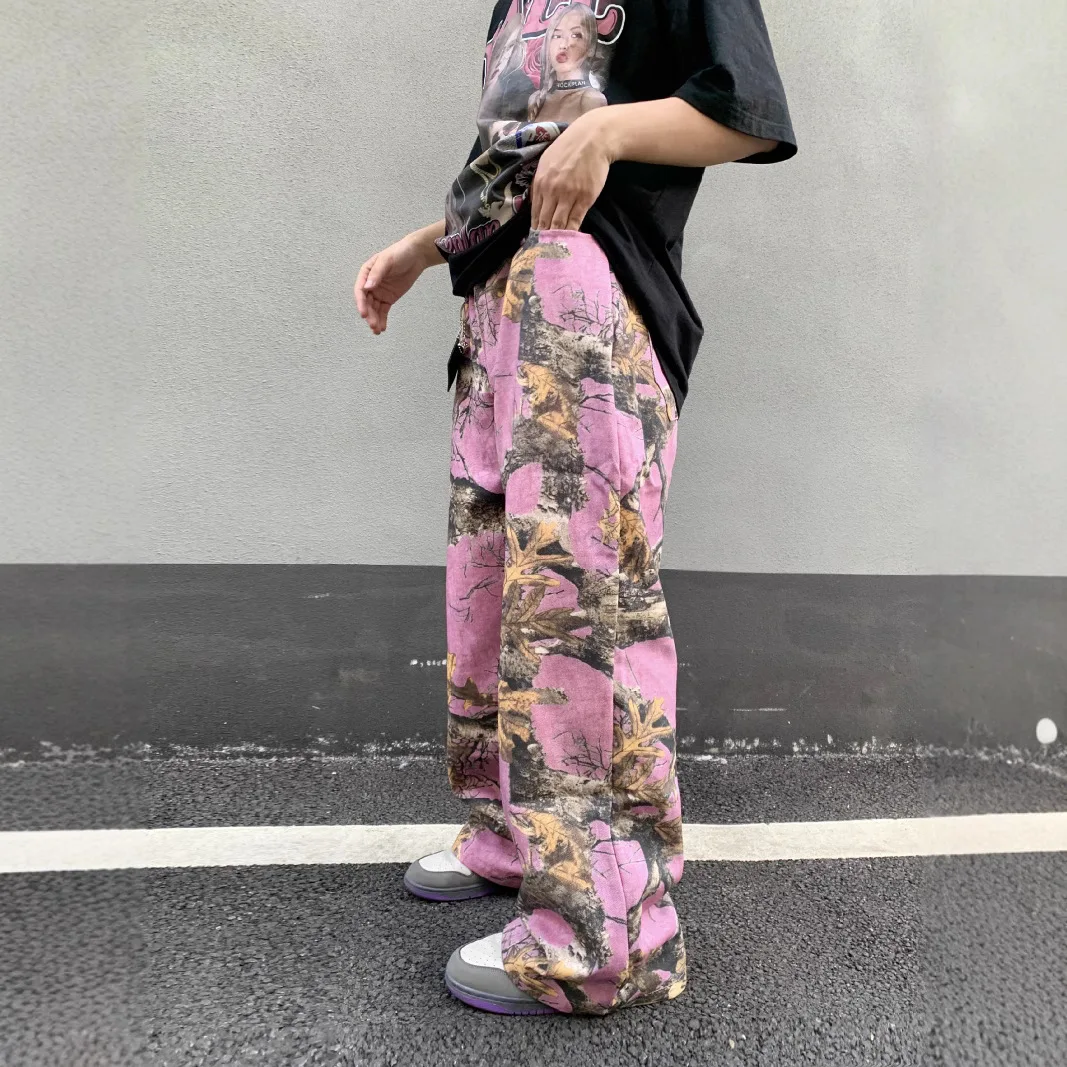 Celana Olahraga Pria Model Baggy dengan Cetakan Grafis, Celana Jogger untuk Workout dan Streetwear dengan Kantong