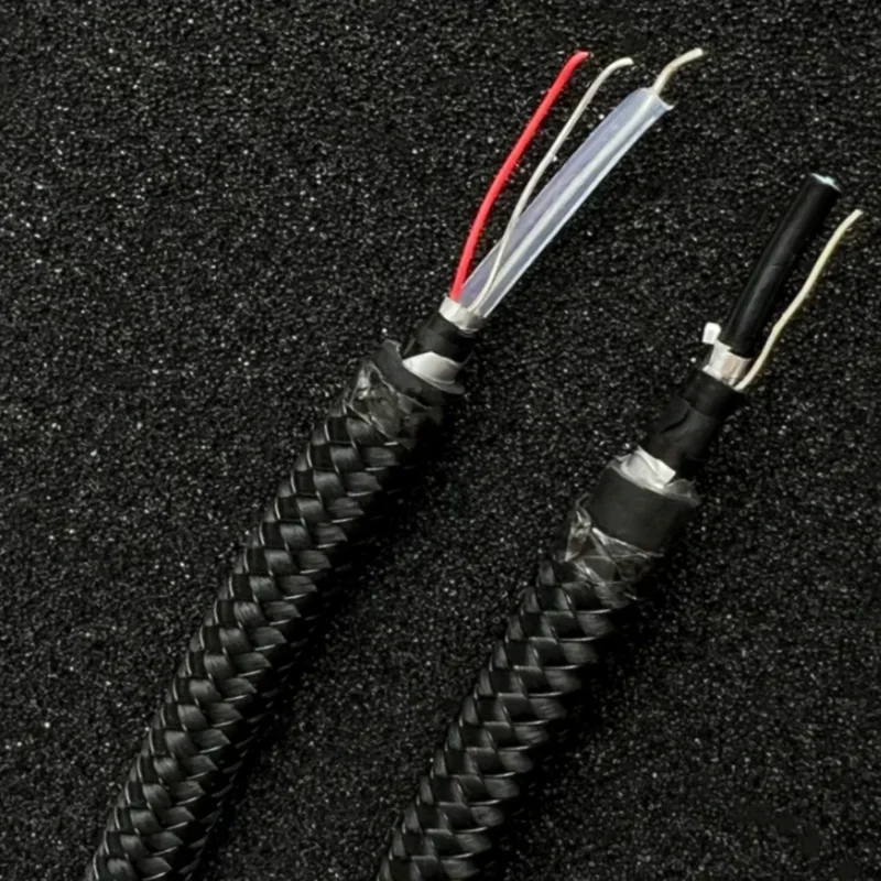 Hi-end Dragon RCA Cable Pure Silver Solid Conductor 2 RCA do 2 RCA HiFi Audio Interconnection Signal Cable with Packaging Box