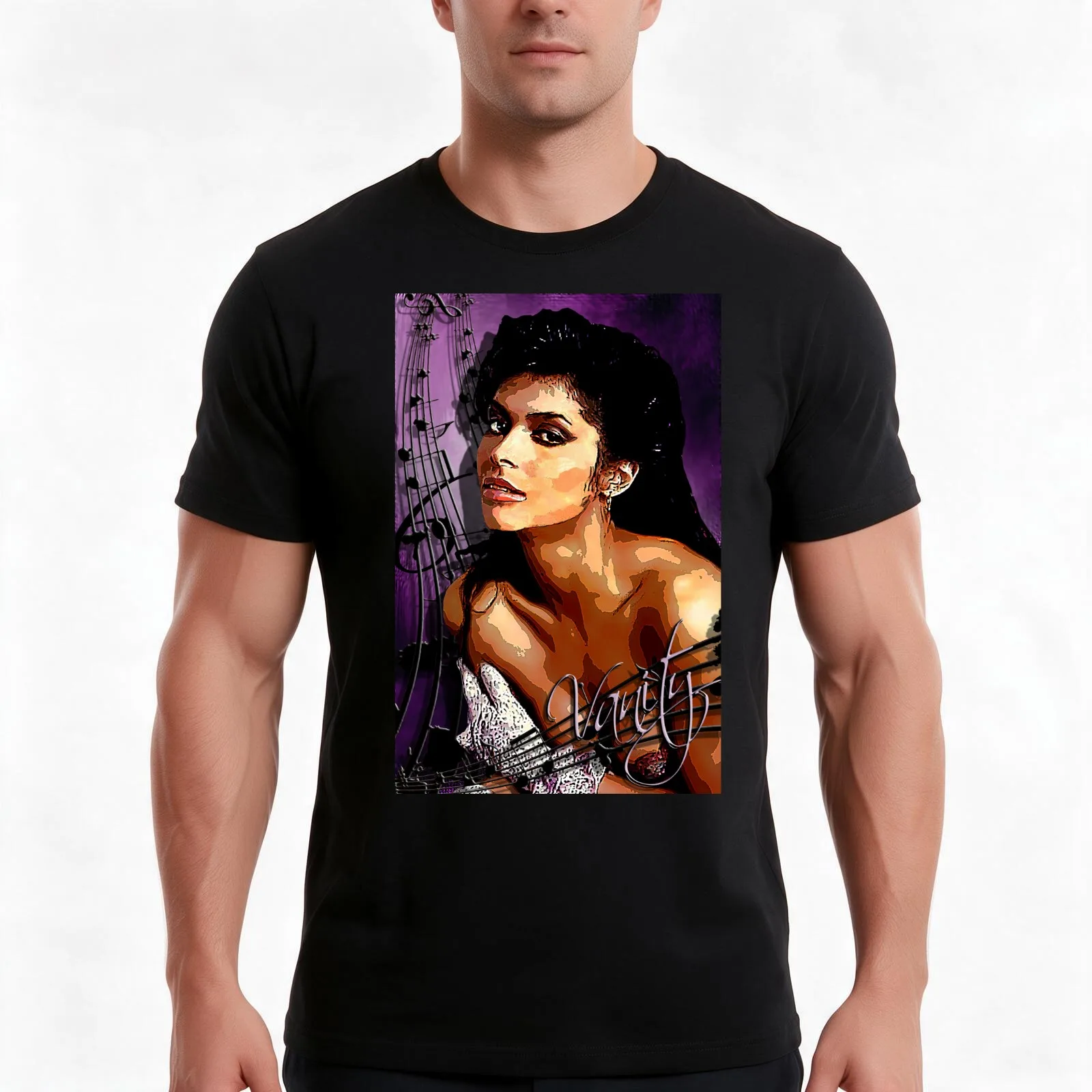 Vanity Tribute D-2 Shirt T-Shirt, Summer Casual Cotton Tee, Oversized Streetwear Tops, Vintage Graphic Print, Unisex Men Women