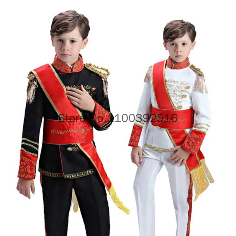 Children`s New Year Costume Sets Fantasia Boys Kids Carnival Cosplay Commander in Chief Costume Party Fancy Dress Gift For Boys