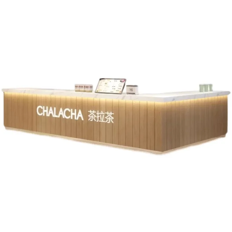 modern light luxury beauty salon clothing store  Simple milk tea shop coffee shop bar bar counter checkout page