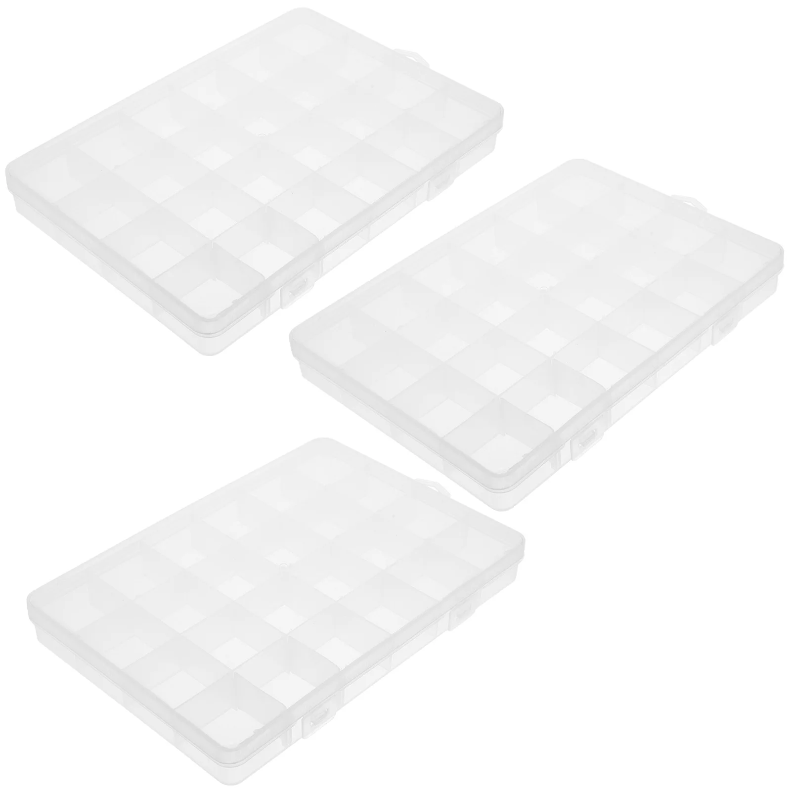 

3pcs Fishing Box Tackle Plastic Wall Hanger Accessories Craft Organizers And Storage Organizer Craft Compartment Hook Gear
