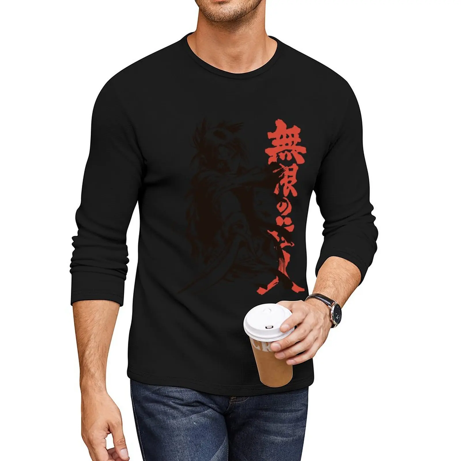 ? Blade of the Immortal Art - Stunning Manga-Inspired Design Long T-Shirt hippie clothes men workout shirt