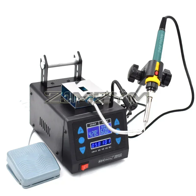 100W Foot-operated Soldering Machine, 600℃ Automatic Soldering Iron With Constant Temperature Soldering Station