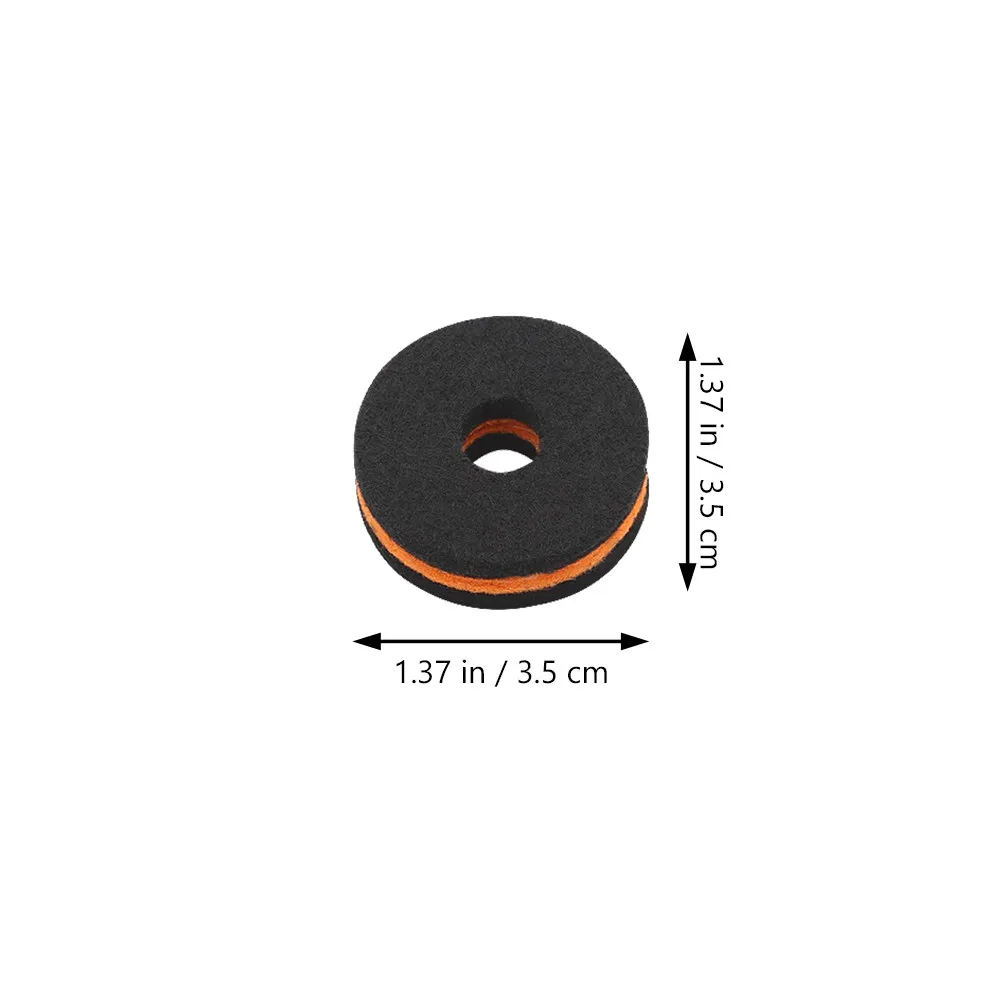 10Pcs Drum Set Felt Pads Kit High Quality Cymbal Accessory Universal Drum Kit Felt Pad Set for Protection and Stability