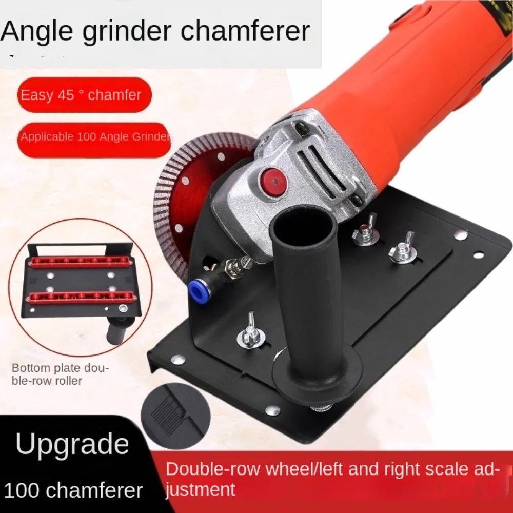 

Cutting Auxiliary 45° Tile Chamfering Stand Side Handle Adjustable Grinder Support Chamfer Cutting Bracket Metal