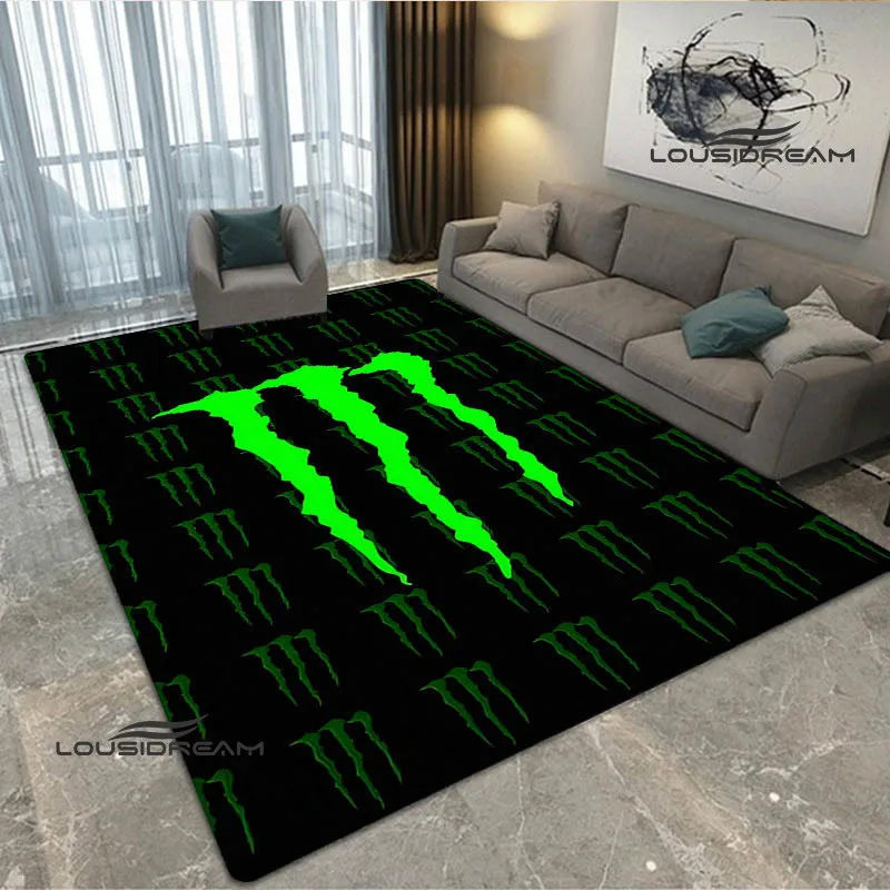 3D Retro M-Monsters printed Carpet Non -slip carpet carpets for living room area rug Door pad bedroom decor birthday gift