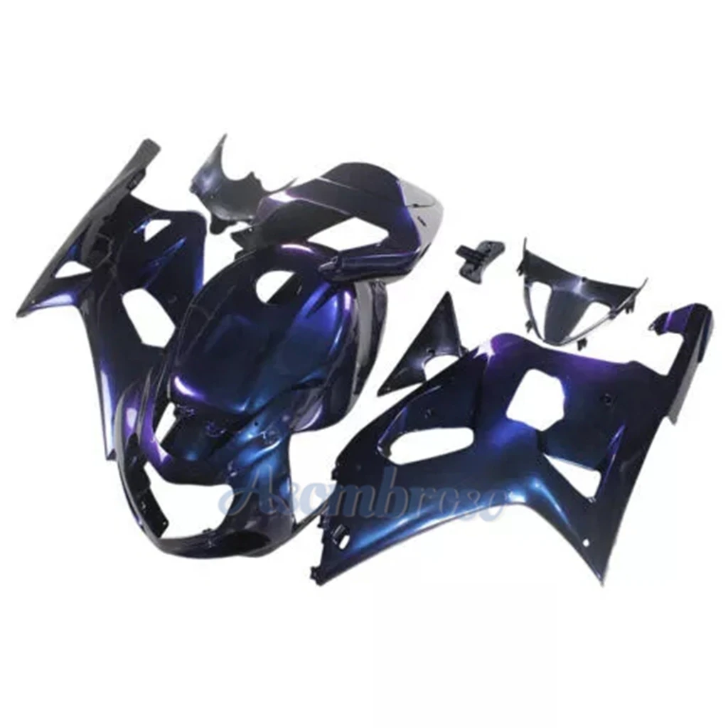 

ABS Motorcycle Fairings Kit for GSXR 600 GSXR 750 K1 2001-2003 2002 Gsxr600 Gsxr750 Chameleon Bodywork Cowl set with Tank Cover