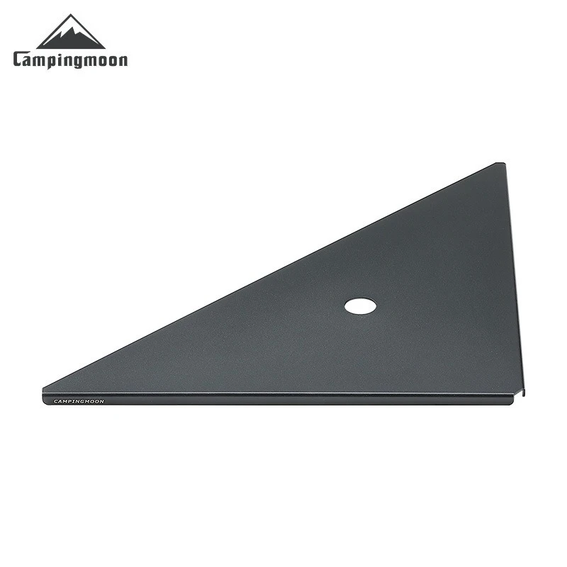CAMPINGMOON T-2356BK Leichter Netztisch Aluminiumlegierung Dreieckstisch Outdoor Klapptisch Erweiterungsplatte