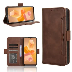 For Infinix Hot 40i Flip Type Phone Case for Infinix Hot 40i 4G X6528B Leather Multi-Card Slot Mobile phone Wallet case