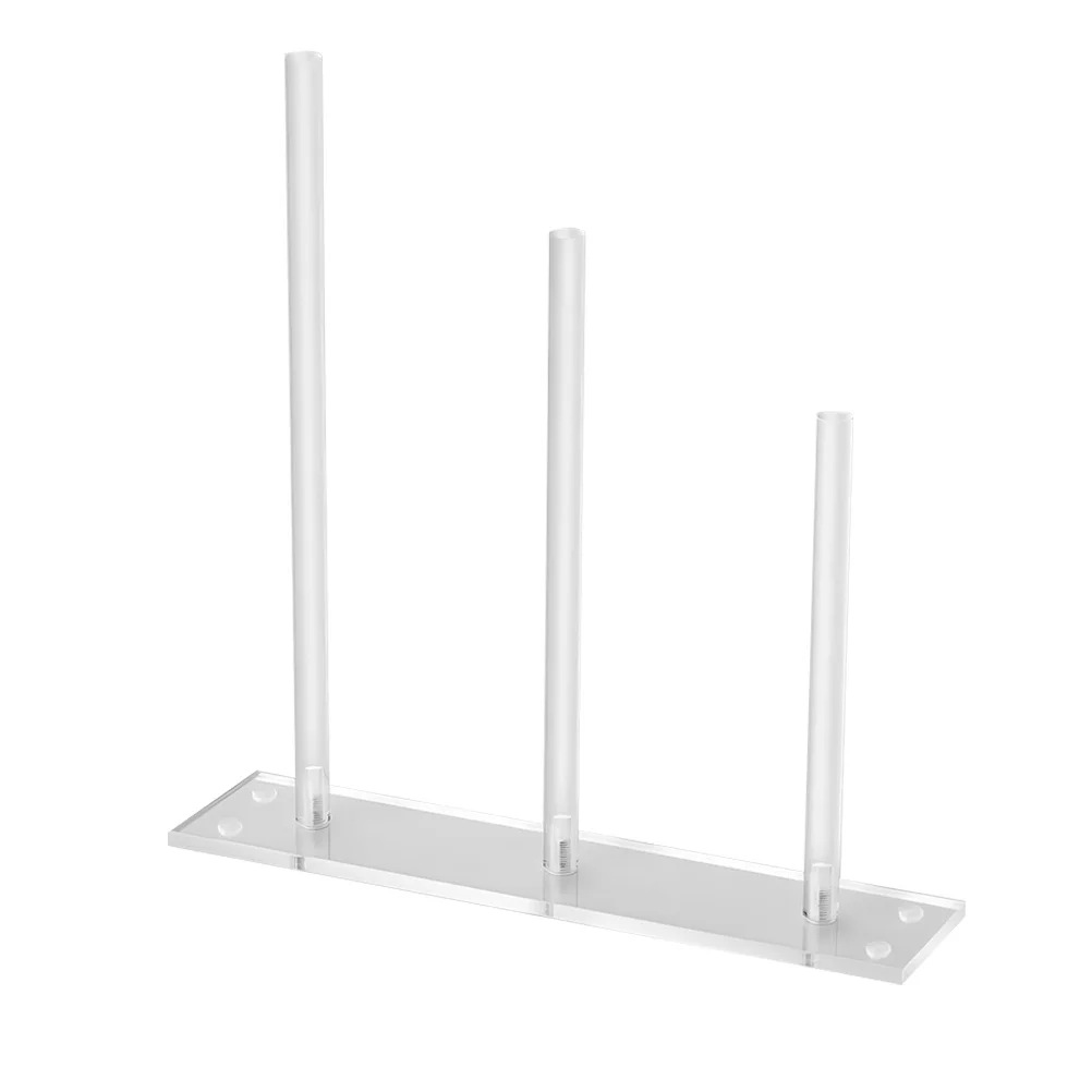 

Scrunchies Holder Stand Acrylic Clear Hair Tie Organizer for Accessories Display Storage Headband Bracelet Rack Desktop