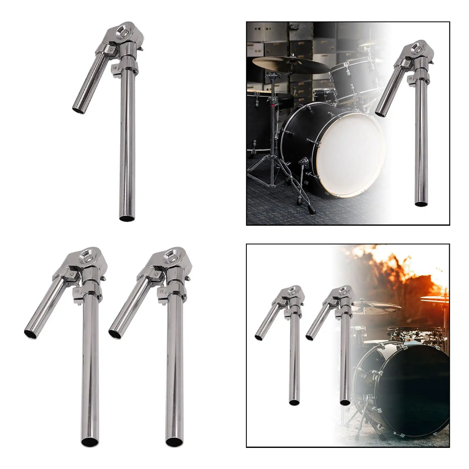 Tom Holder Stand Lightweight Portable Stable Metal Durable Mount Bracket Tom Mount Arm Holder for Drum Player Drum Accessories