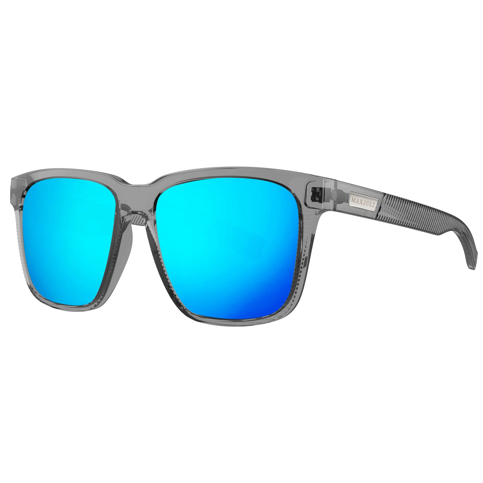 MAXJULI gafas de sol polarizadas grandes de gran tamaño para cabezas grandes para hombres gafas de sol de pesca Retro Vintage gafas de protección UV 8023