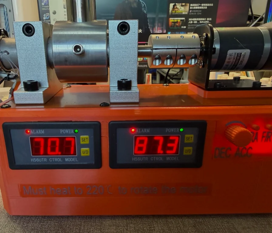 for 300℃ Mini Desktop Single Screw Plastic Extruder for PLA ABS PETG Recycling Filament Strip Production