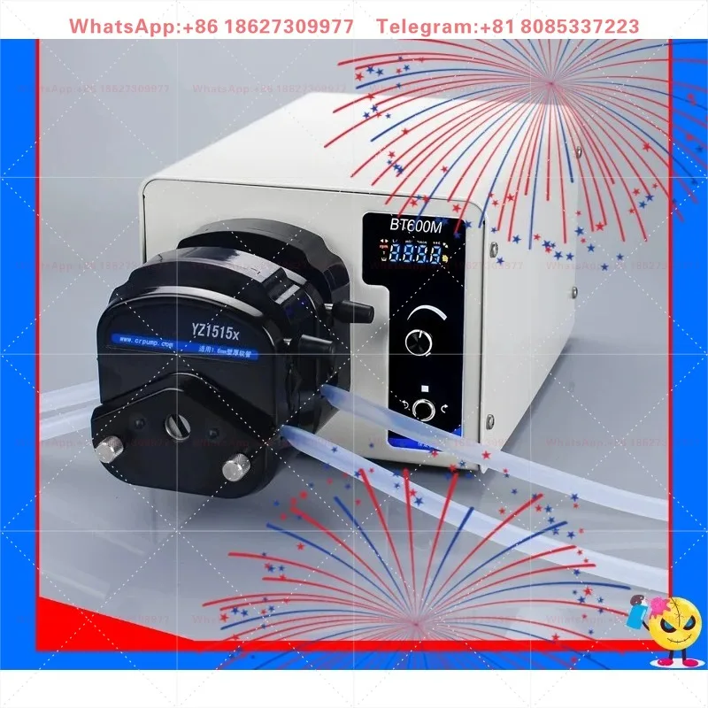 1Pcs canned metering digital variable speed peristaltic pump BT600M