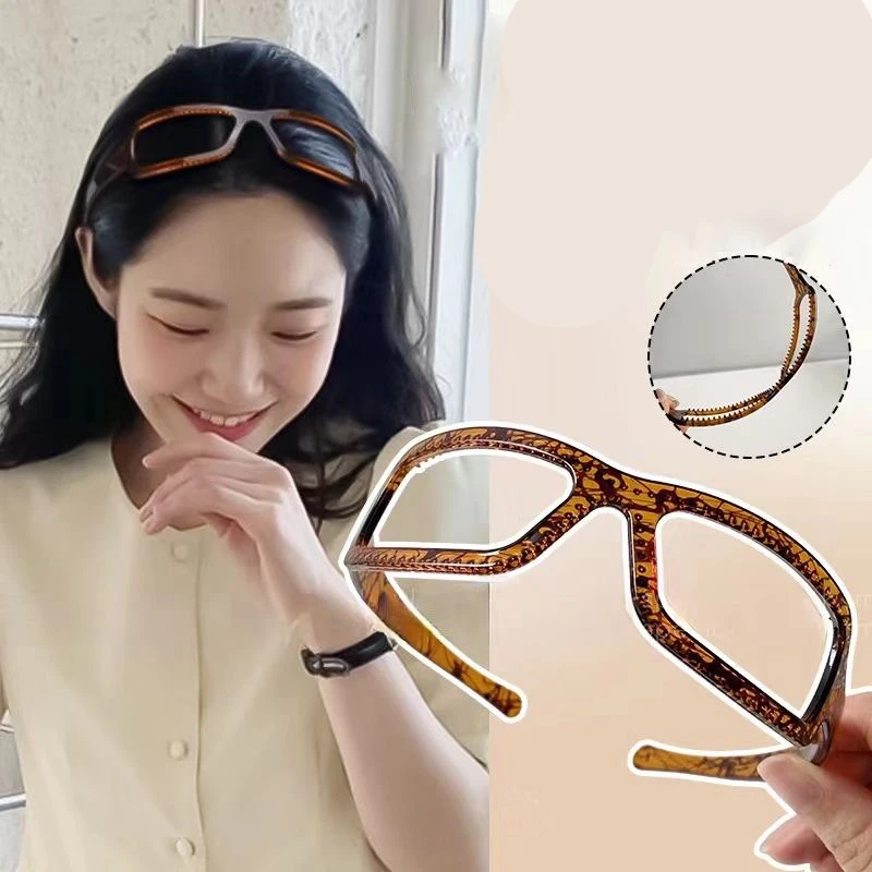 

Sunglasses Frame Shape Glasses Hair Hoop Hairband For Women Girl Sweet Fixed Headband Hair Ornament Fashion Hair Accessories