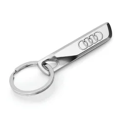1 Uds llavero de Metal de lujo para hombres y mujeres llavero de moda soporte para llavero para Audi RS A4 B8 B6 B7 B9 A3 8P 8V 8L A6 C7 C6 C5 A5 tt